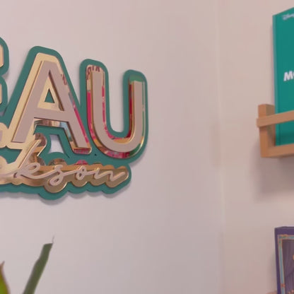 Dual 3D Name Plaque